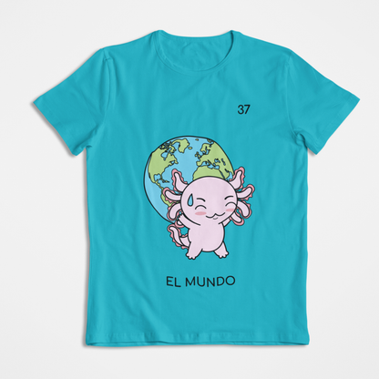 Playera Axoloteria El Mundo Ajolote