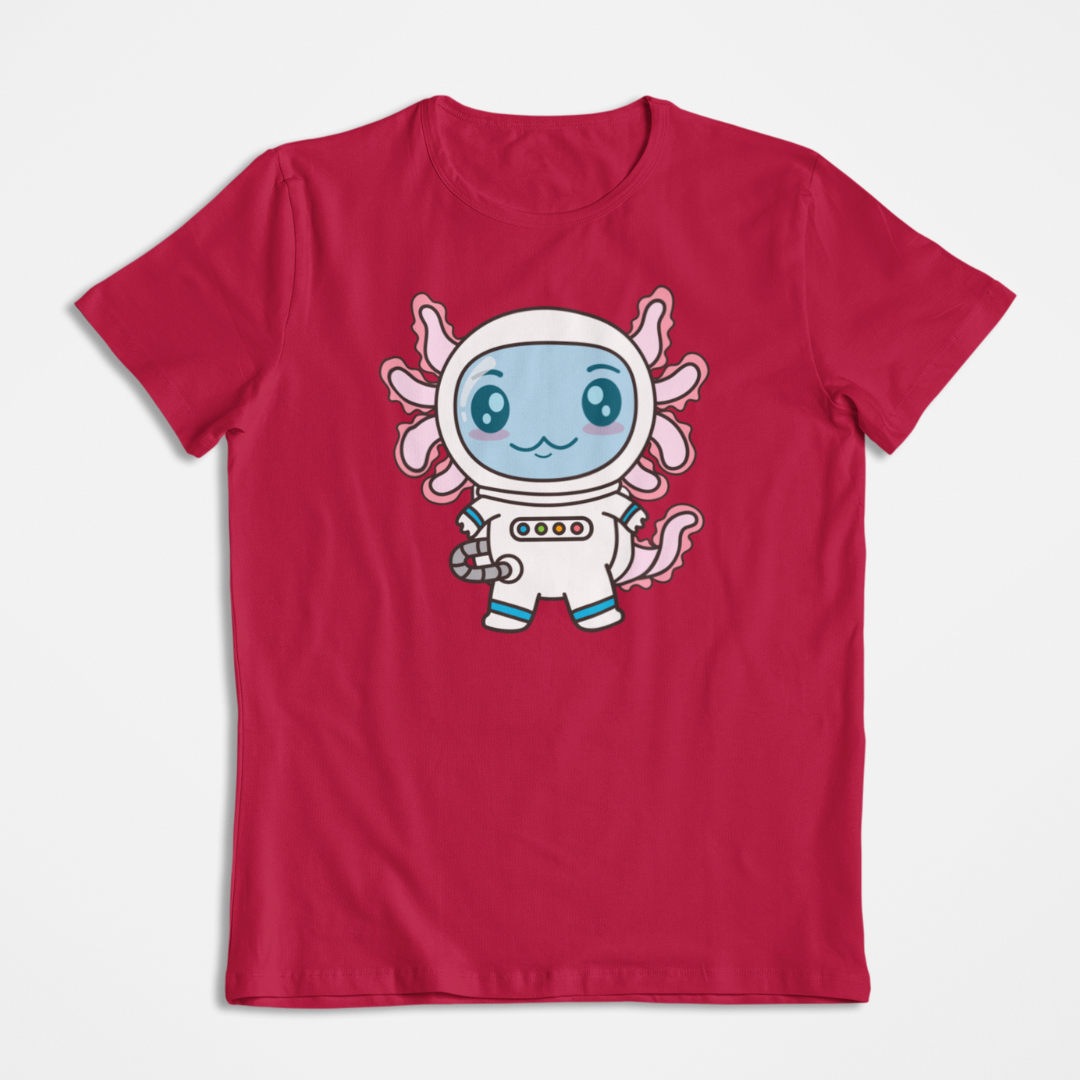 Playera Axolotzin Astronauta Ajolote