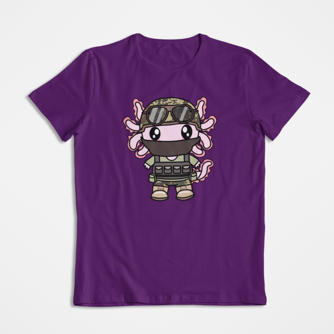 Playera Axolotzin Militar Ajolote