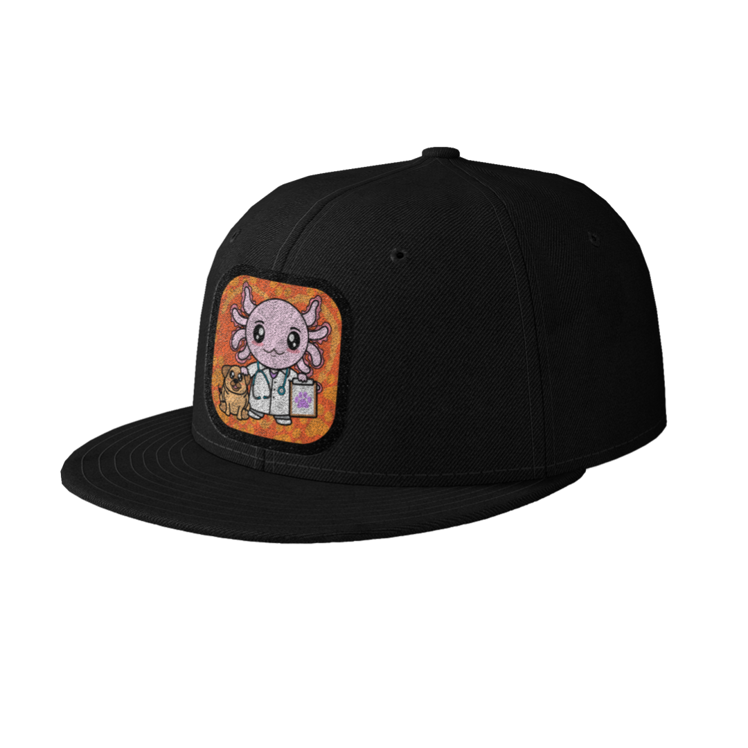 Gorra Unisex Plana Axolotzin Veterinario