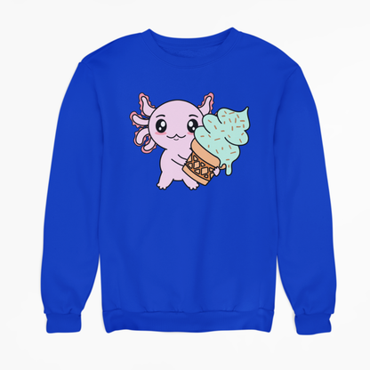 Sudadera Axolotzin Helado Ajolote Unisex