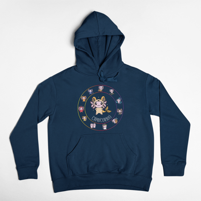 Hoodie Horóscopos Capricornio Axolotzin Ajolote Unisex