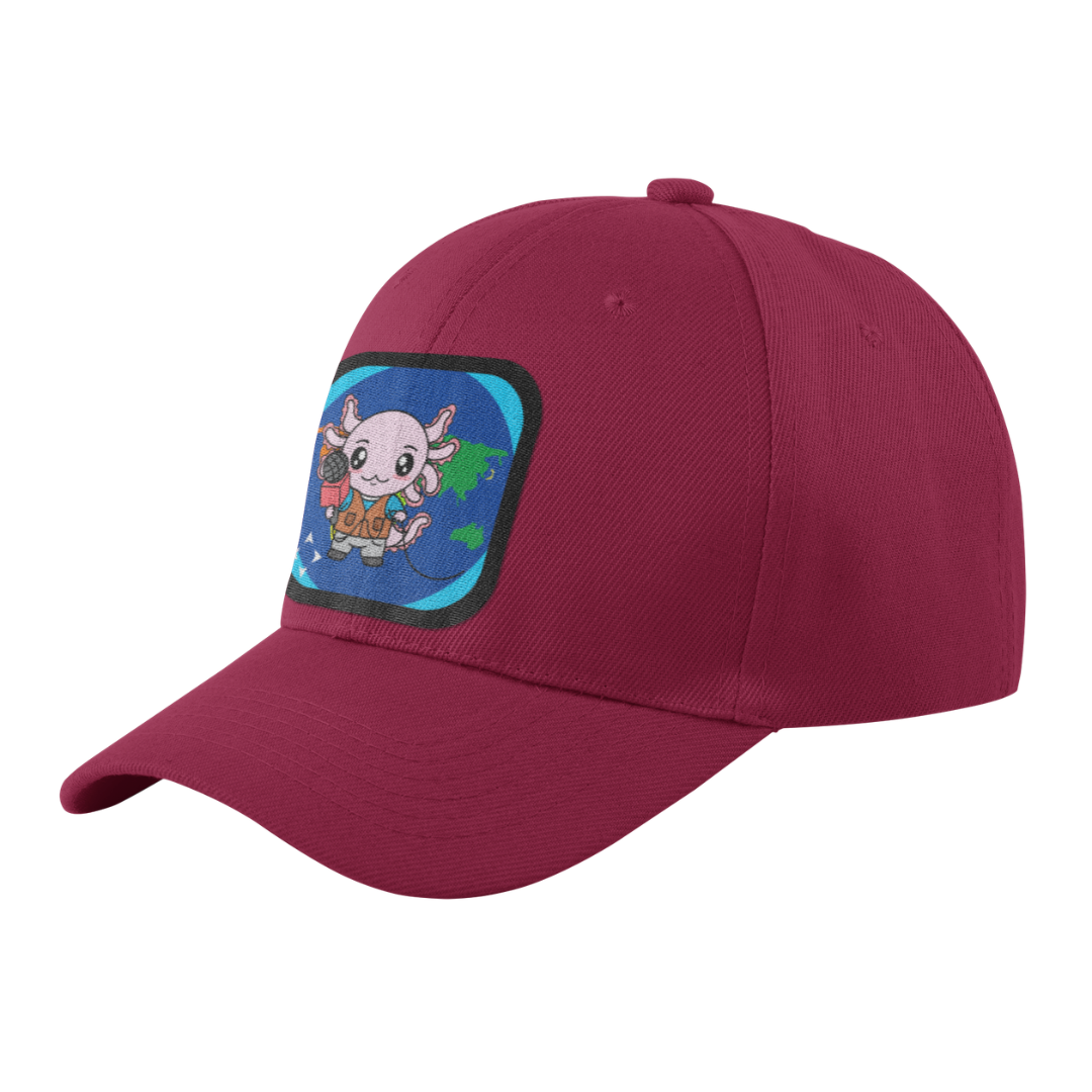 Gorra Unisex Curva Axolotzin Reportero