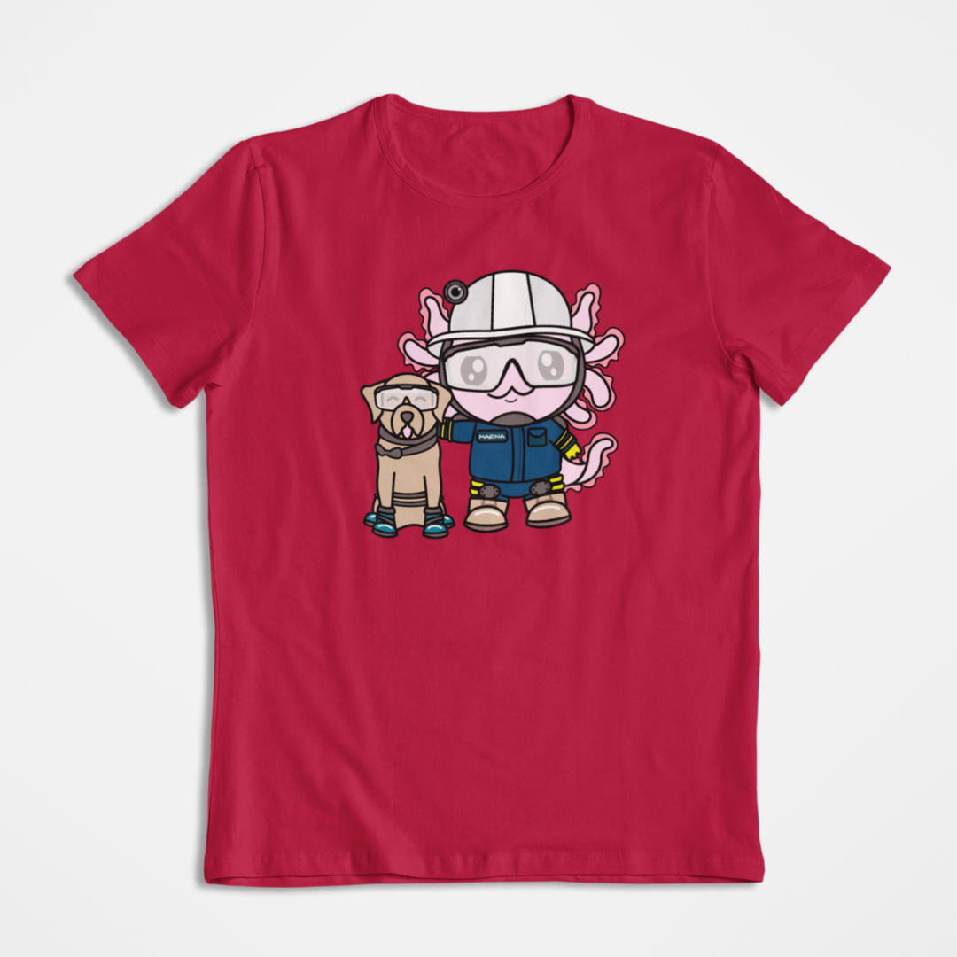 Playera Axolotzin Rescatista Ajolote