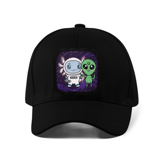 Gorra Unisex Curva Axolotzin Y Marcianito