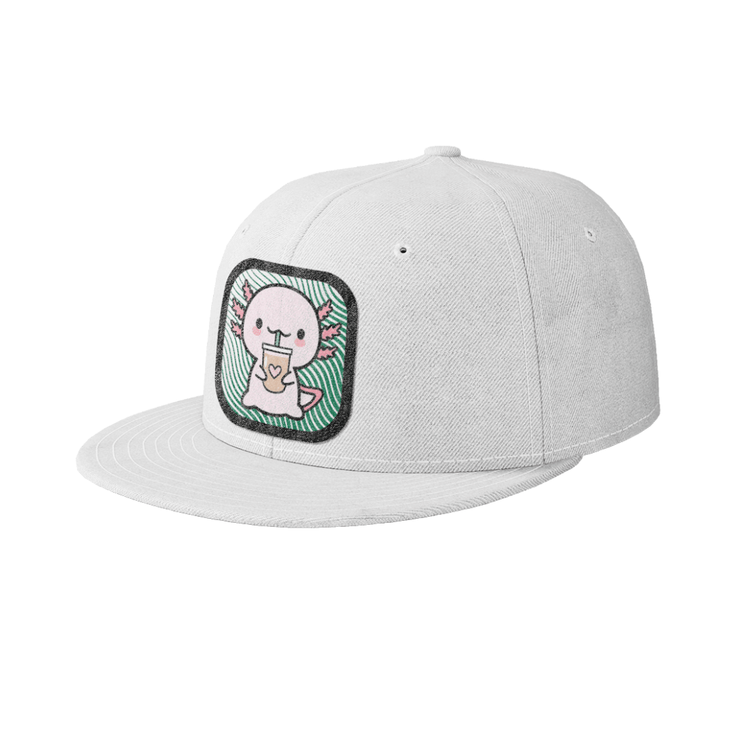 Gorra Unisex Plana Ajolote Bebiendo Xo The Monster