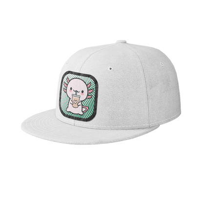 Gorra Unisex Plana Ajolote Bebiendo Xo The Monster
