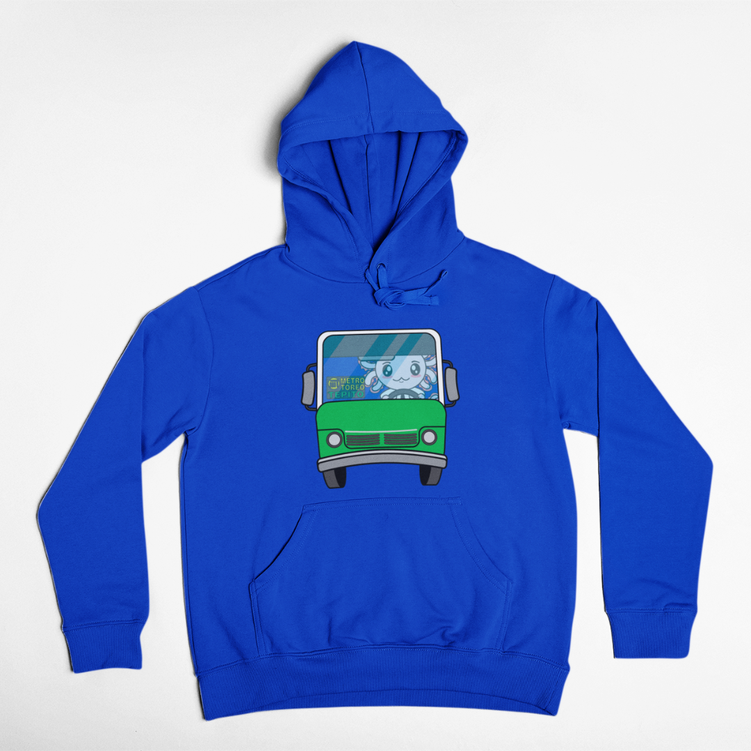 Hoodie Axolotzin Microbusero Ajolote Unisex
