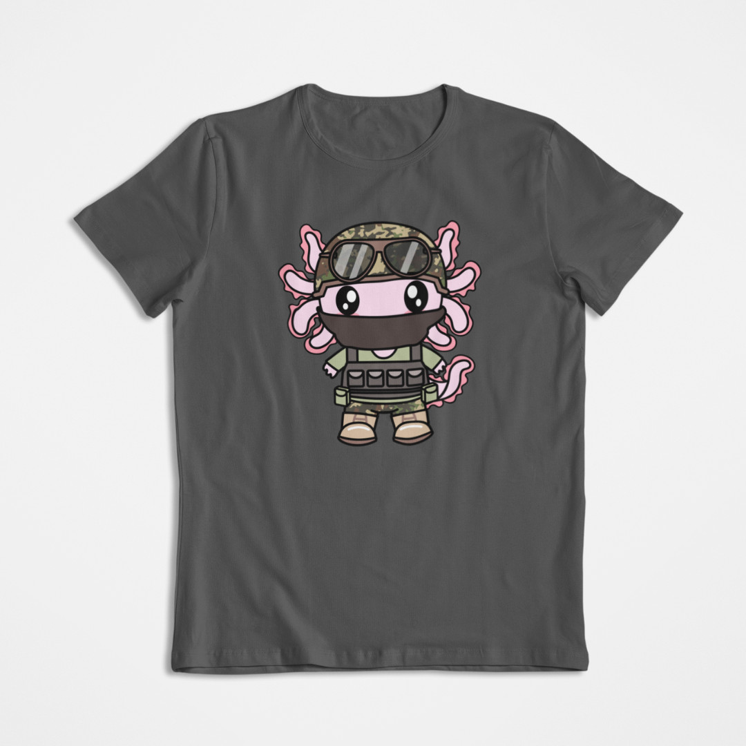 Playera Axolotzin Militar Ajolote