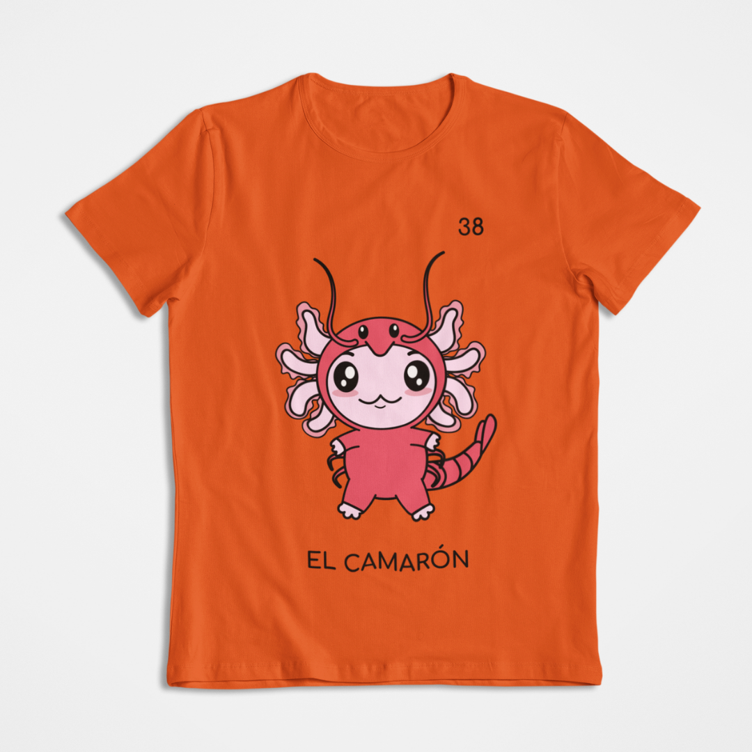 Playera Axoloteria El Camaron Ajolote