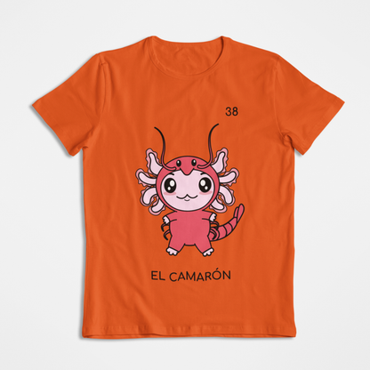 Playera Axoloteria El Camaron Ajolote