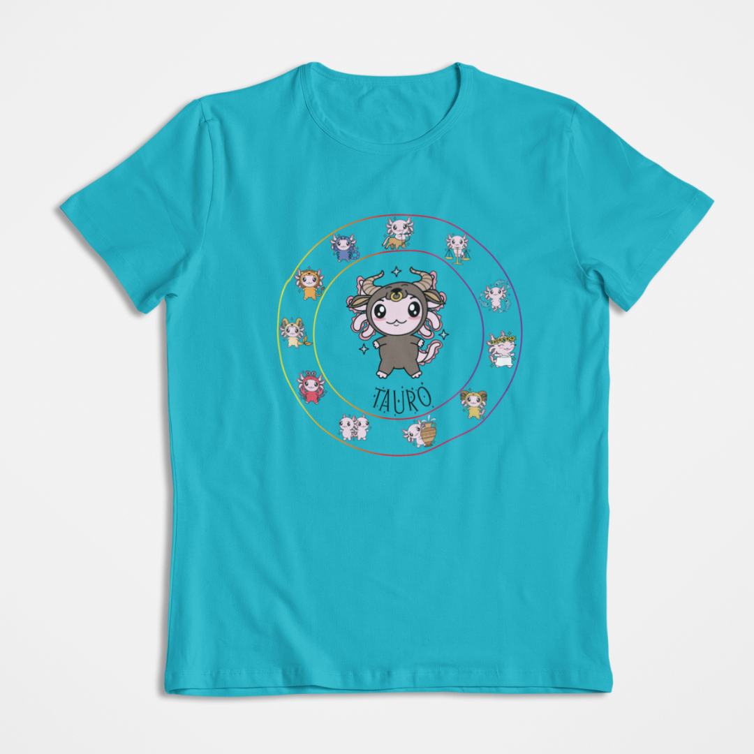 Playera Horoscopos Tauro Axolotzin Ajolote