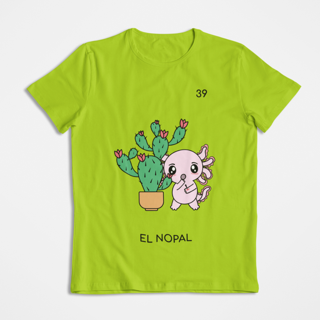 Playera Axoloteria El Nopal Ajolote