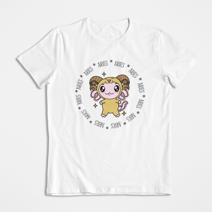 Playera Axolotzin Horoscopos Aro Aries Ajolote