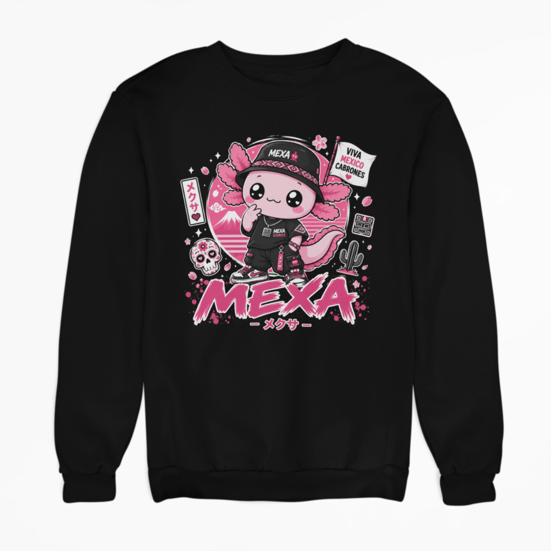 Sudadera Ajolotito Mexa Unisex