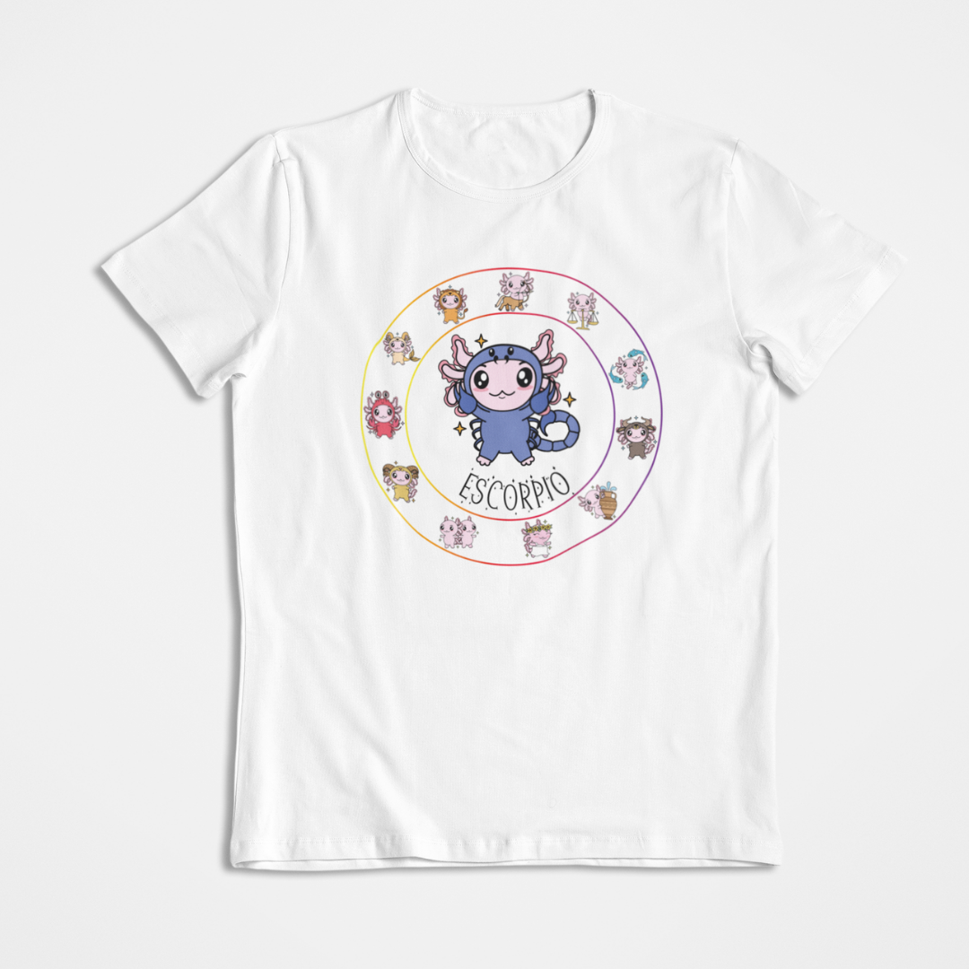 Playera Horoscopos Escorpio Axolotzin Ajolote