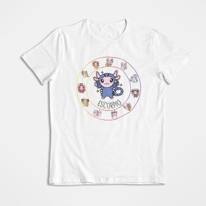 Playera Horoscopos Escorpio Axolotzin Ajolote