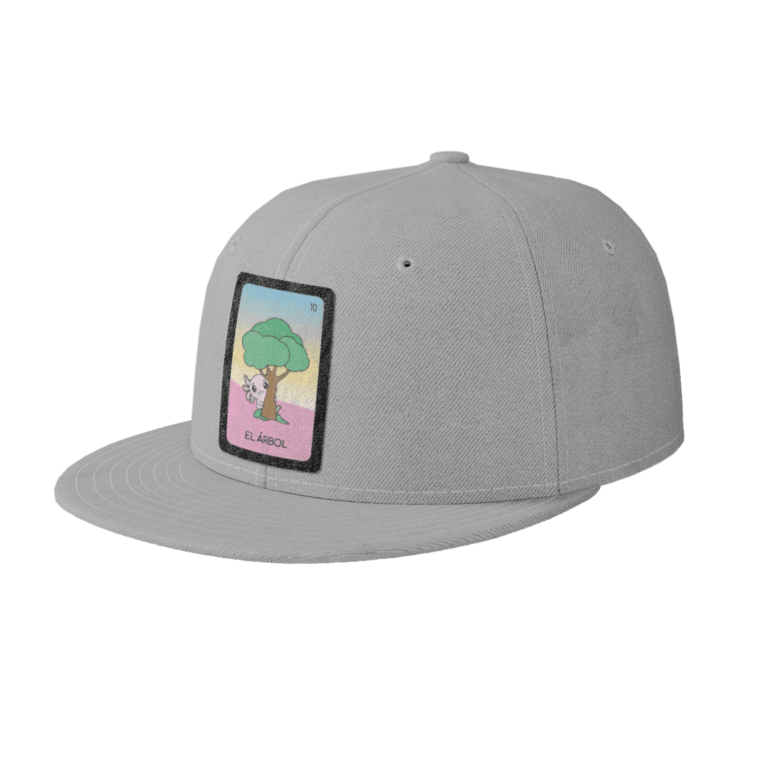 Gorra Unisex Plana Axoloteria El Árbol Ajolote