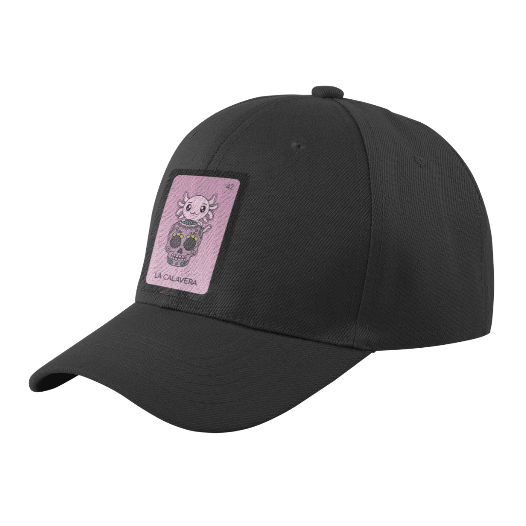 Gorra Unisex Curva Axoloteria La Calavera Ajolote