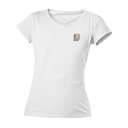 Playera Cuello V Axoloteria El Musico Ajolote Adulto