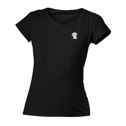 Playera "V" Ajolote Bailando Xo The Monster