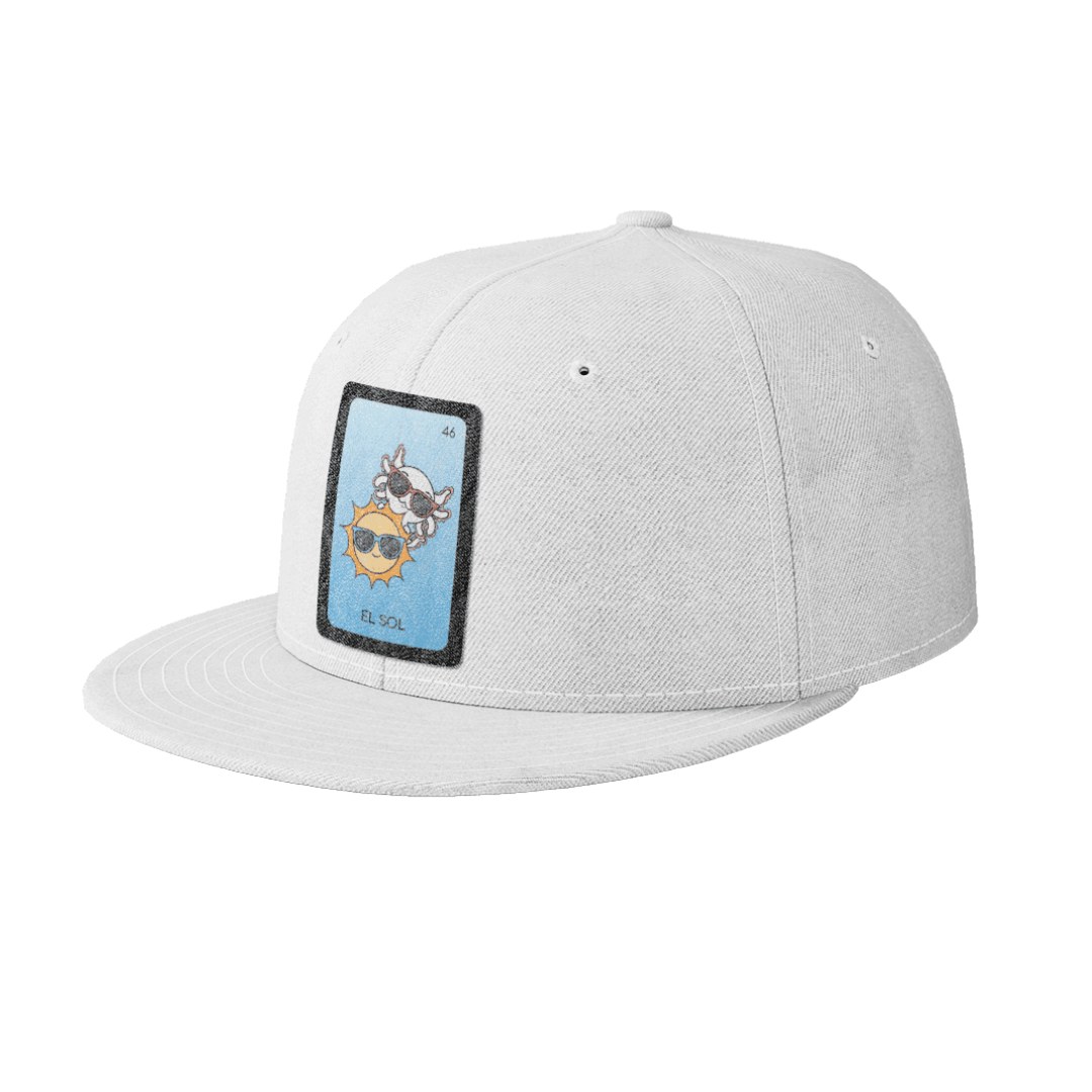 Gorra Unisex Plana Axoloteria El Sol Ajolote