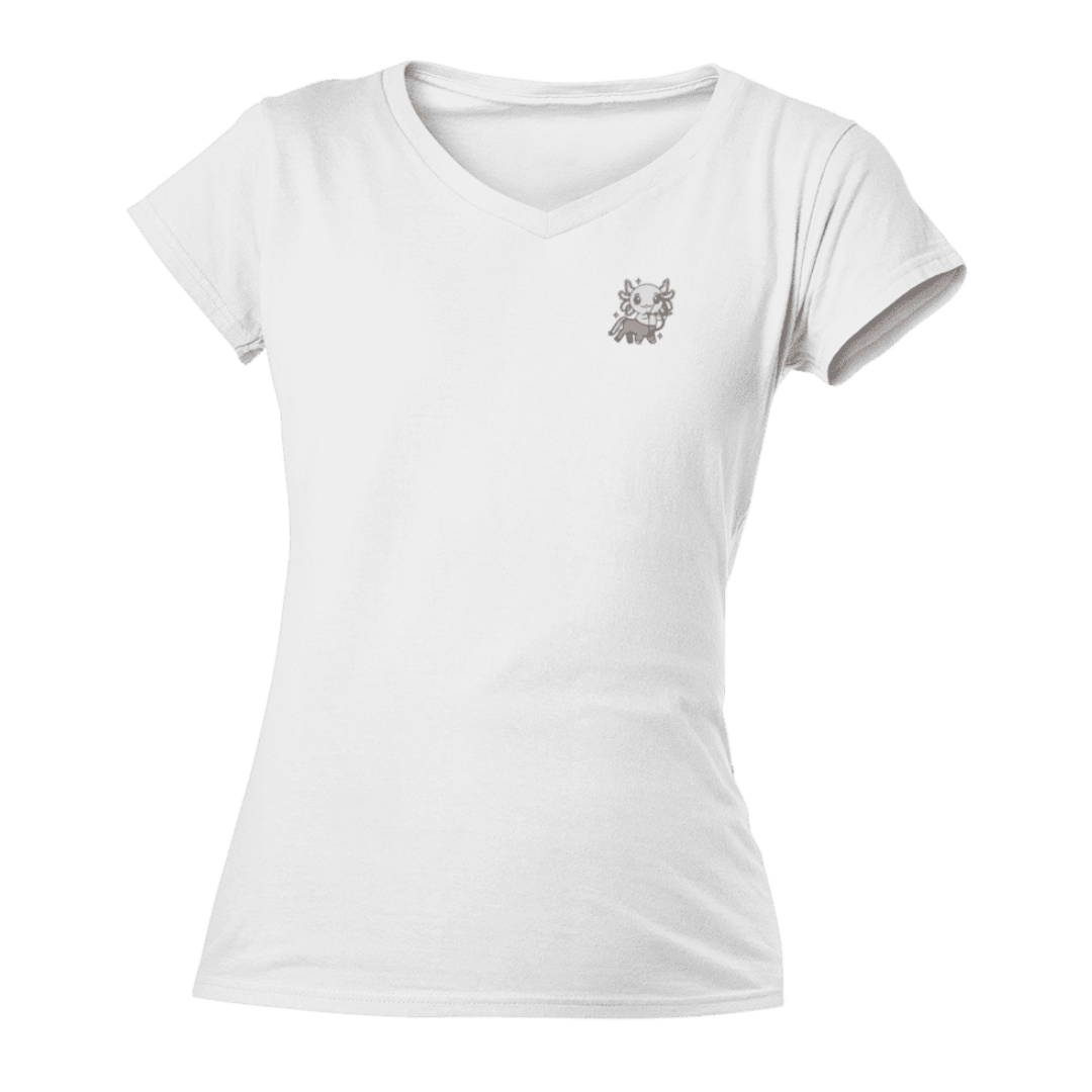 Playera Cuello V Horoscopos Sagitario Axolotzin Ajolote Adulto