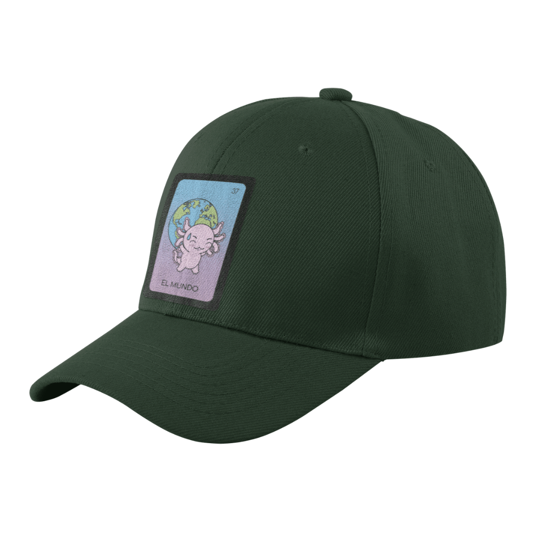 Gorra Unisex Curva Axoloteria El Mundo Ajolote