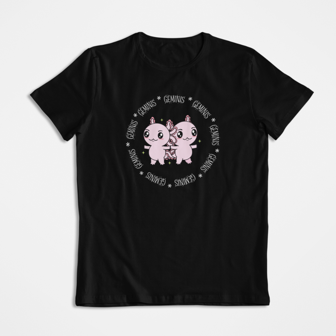 Playera Axolotzin Horoscopos Aro Geminis Ajolote