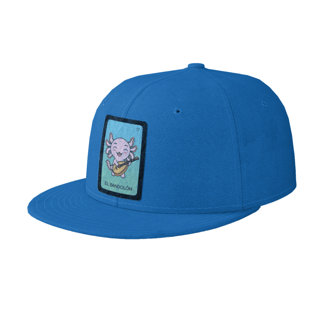 Gorra Unisex Plana Axoloteria El Bandolón Ajolote