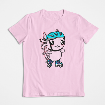 Playera Axolotzin Patinador Ajolote