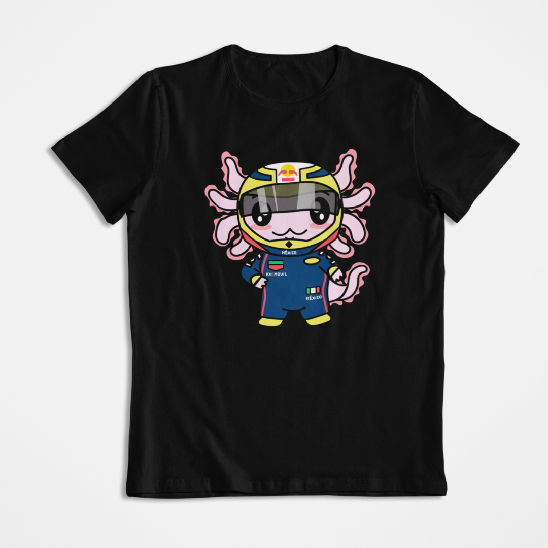 Playera Axolotzin Piloto De Carreras Ajolote
