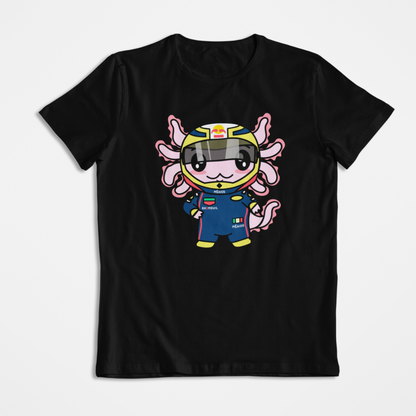 Playera Axolotzin Piloto De Carreras Ajolote