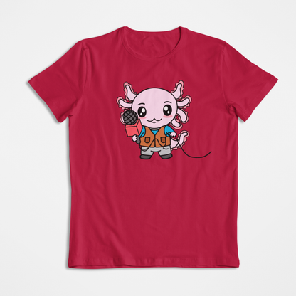 Playera Axolotzin Reportero Ajolote