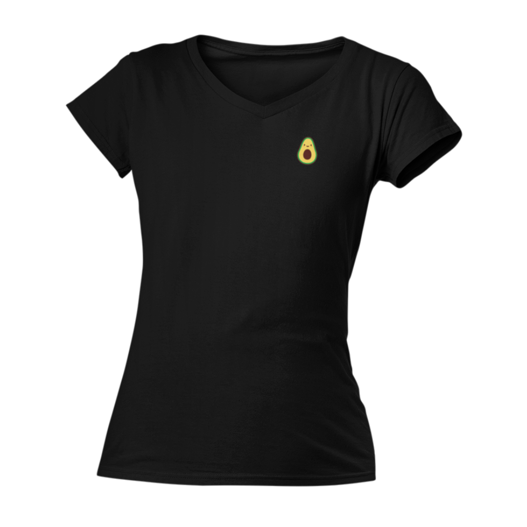 Playera Cuello V Aguacate