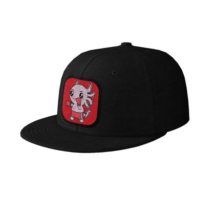 Gorra Unisex Plana Axolotzin Boxeador