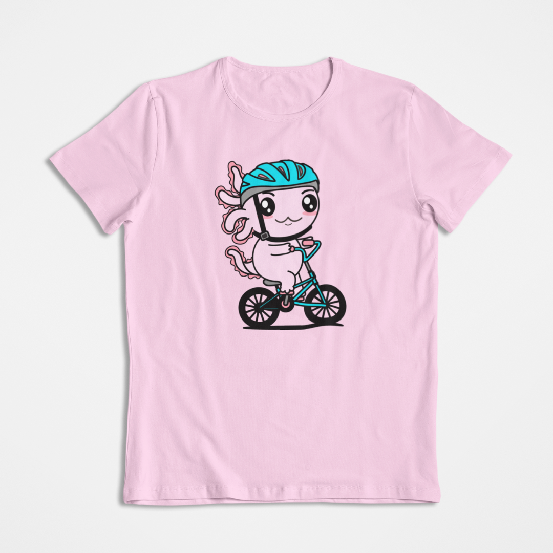 Playera Axolotzin Ciclista Ajolote