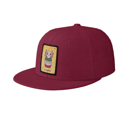 Gorra Unisex Plana Axoloteria El Barril Ajolote