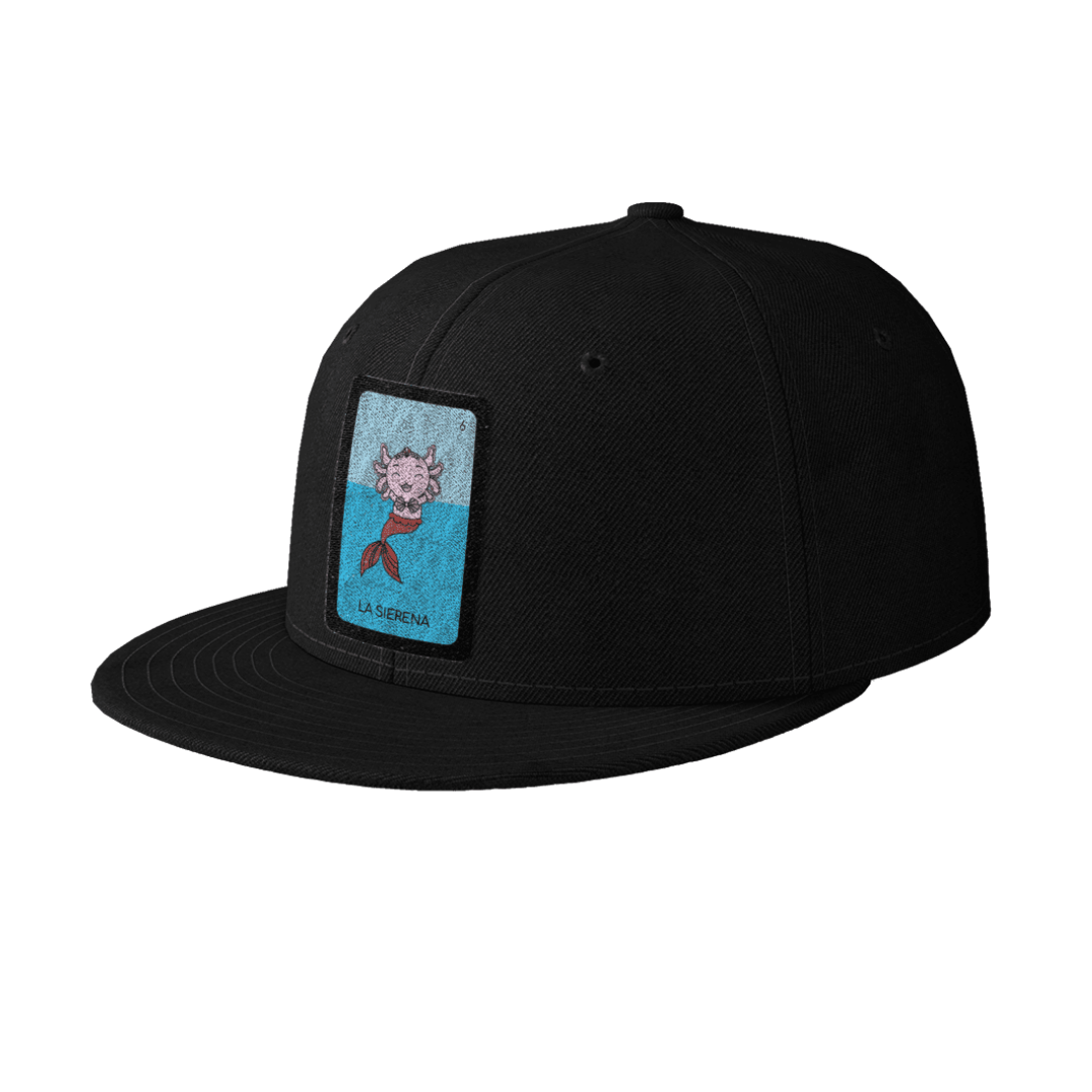 Gorra Unisex Plana Axoloteria La Sirena Ajolote