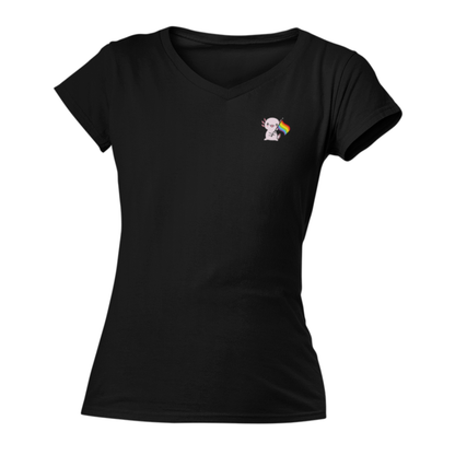 Playera "V" Ajolote Pride Xo The Monster