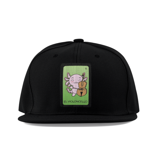 Gorra Unisex Plana Axoloteria El Violoncello Ajolote