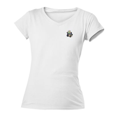 Playera Cuello V Ajolotito NiÇña Y Quetzalcoatl Mirari Chan