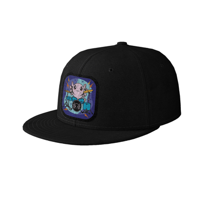 Gorra Unisex Plana Axolotzin Baterista