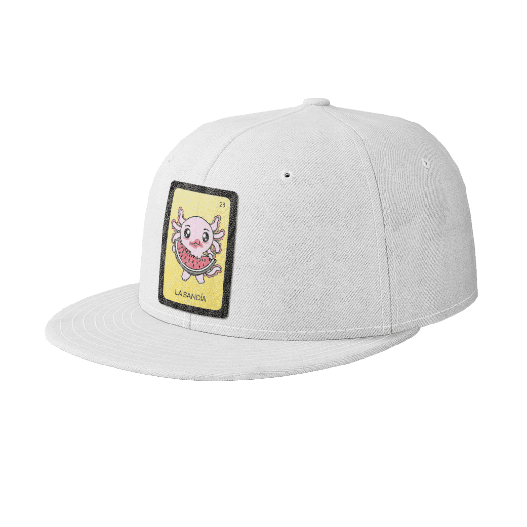 Gorra Unisex Plana Axoloteria La Sandia Ajolote