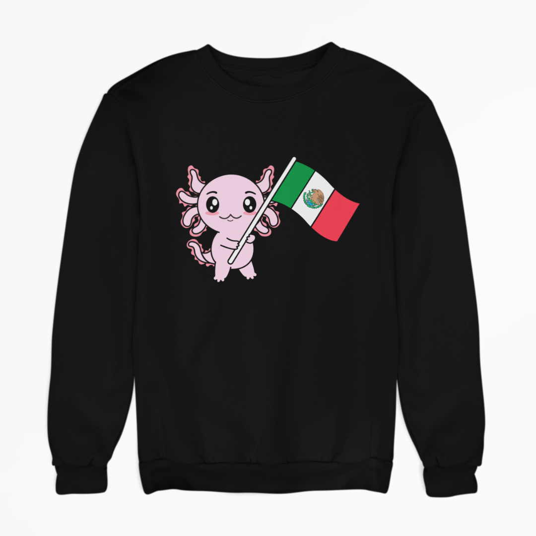Sudadera Axolotzin Bandera Ajolote Unisex