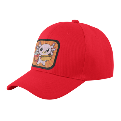 Gorra Unisex Curva Axolotzin Comiendo Jocho