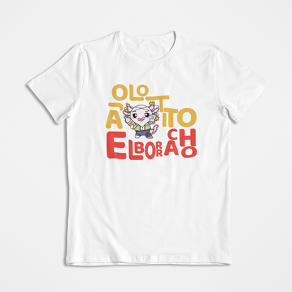 Playera Urbana Letras Axoloteria El Borracho Ajolote