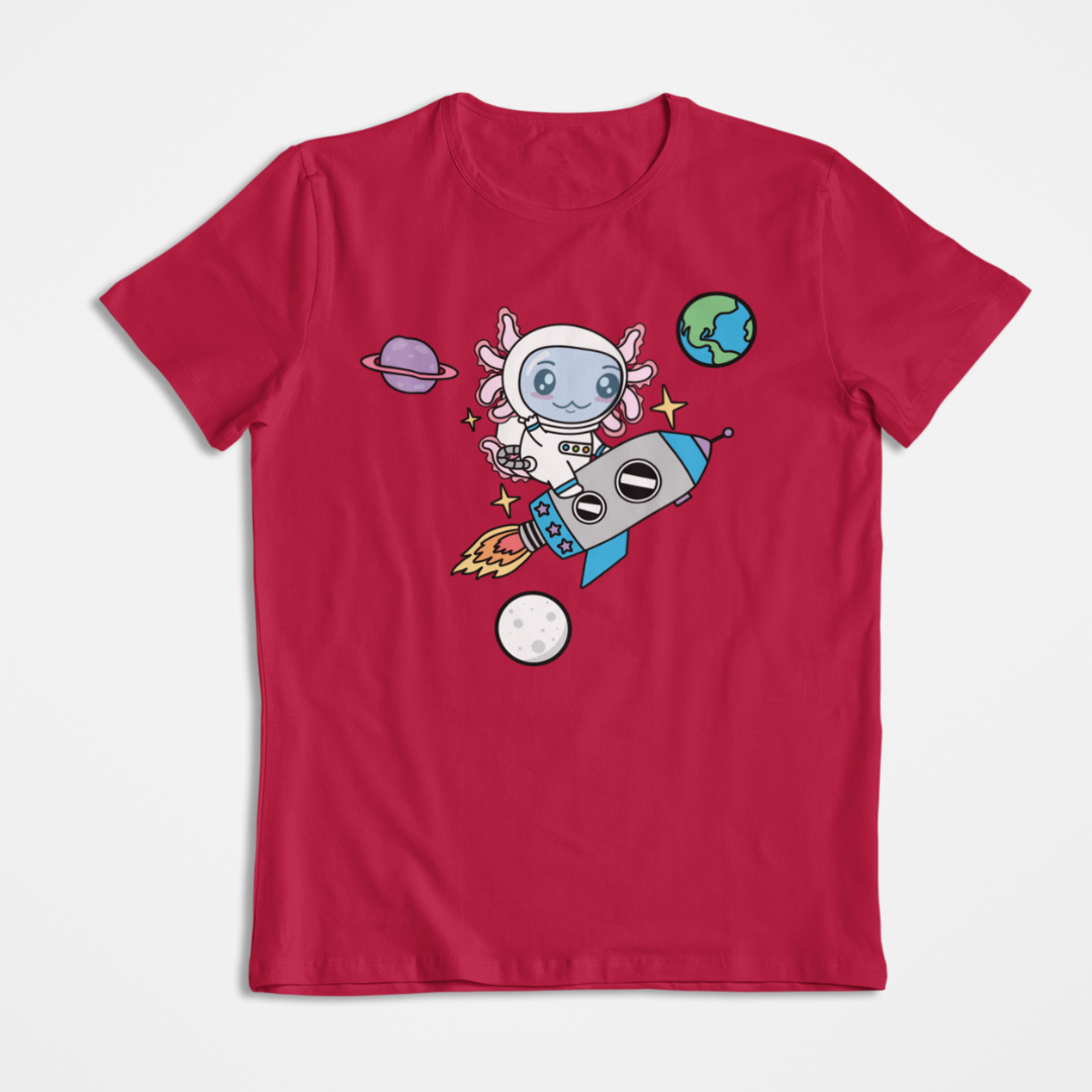 Playera Axolotzin Cohete Ajolote