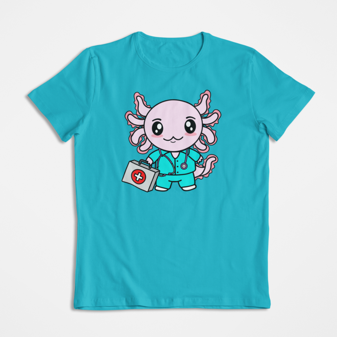 Playera Axolotzin Enfermero Ajolote