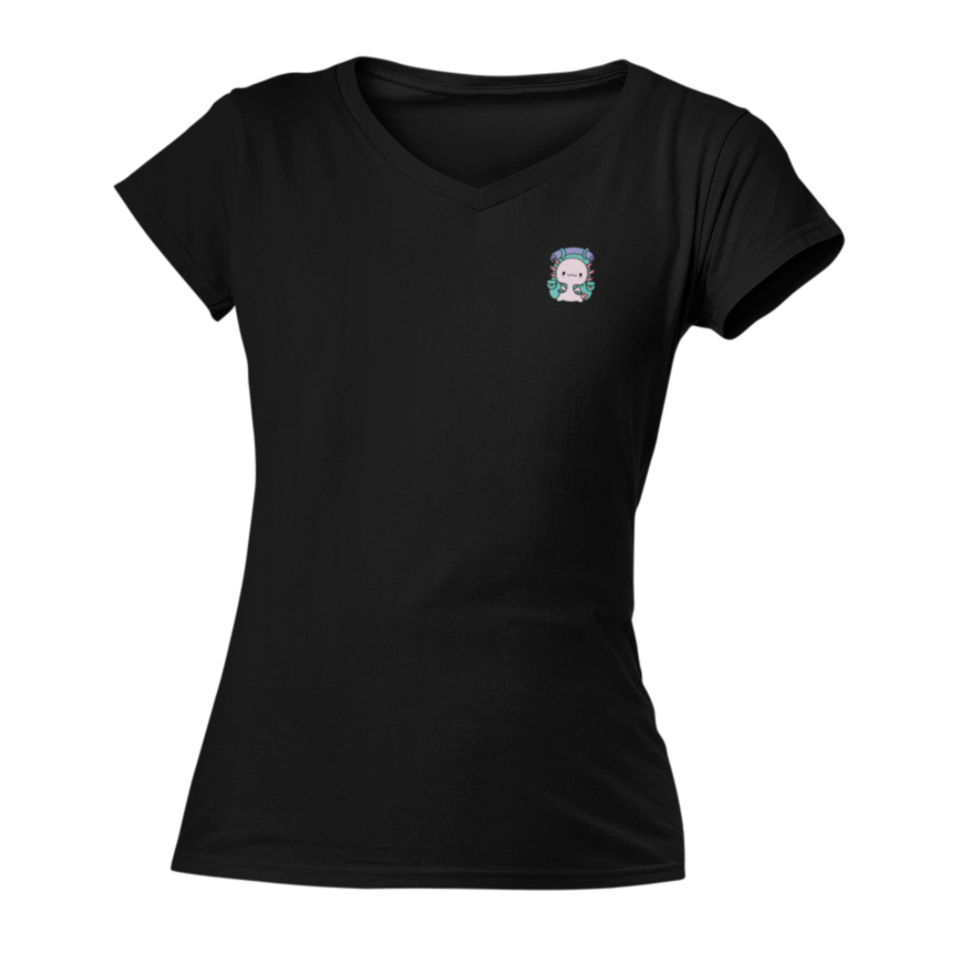 Playera "V" Ajolote Explorador Xo The Monster